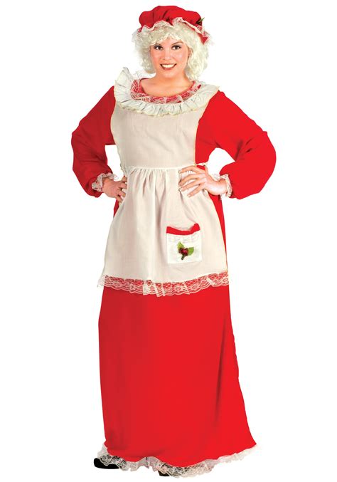 santa mrs claus halloween costumes|mrs. claus costume adult women.